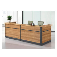 Melamine panel aluminum frame antique reception desk